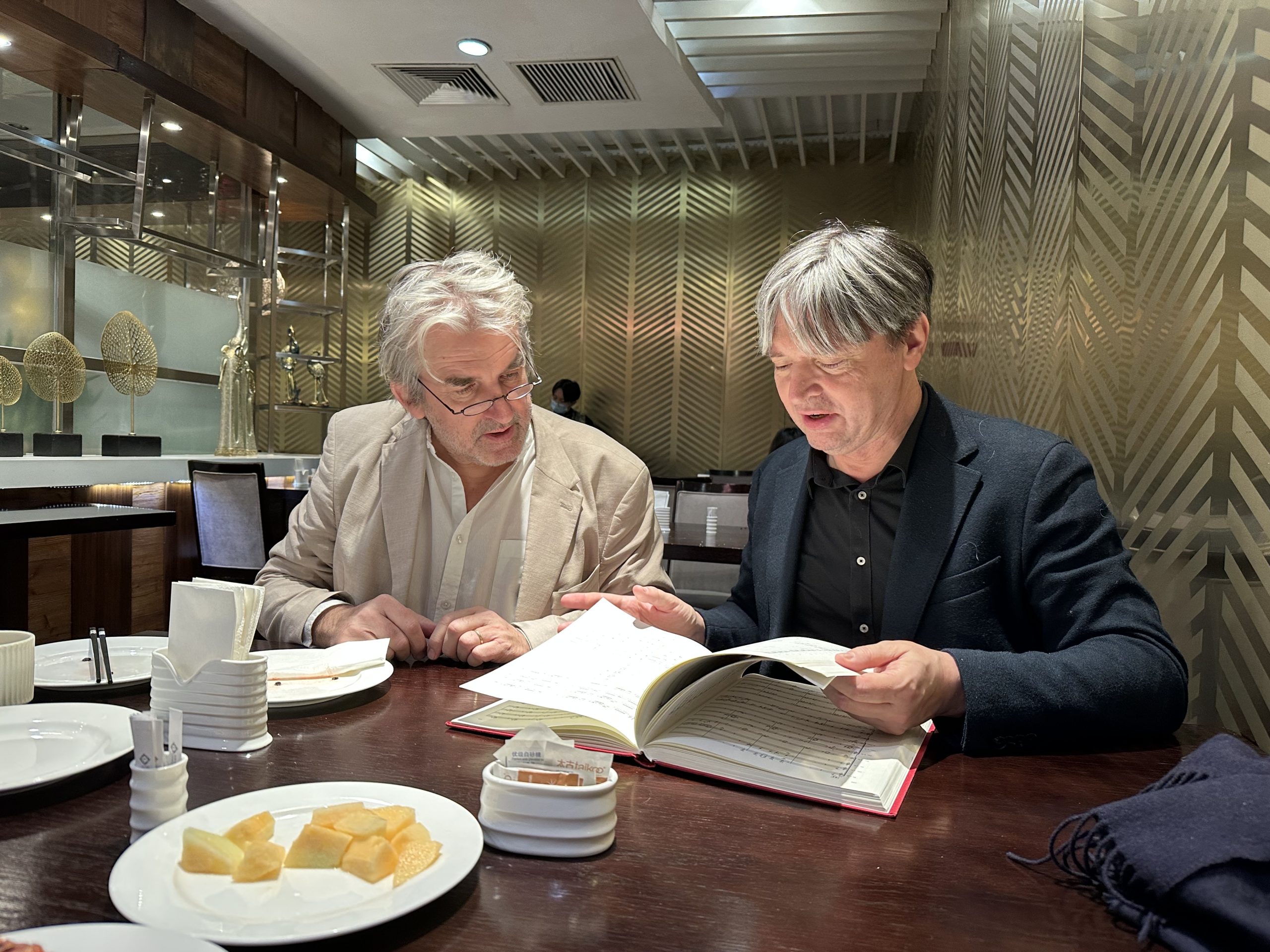 Andrew with pianist Barry Douglas CBE